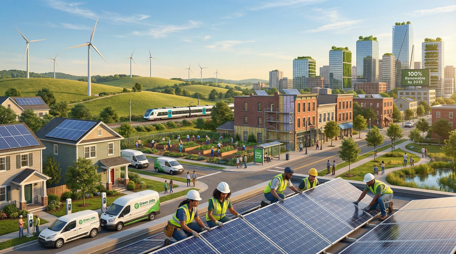 Green New Deal - Clean Energy and Green Jobs